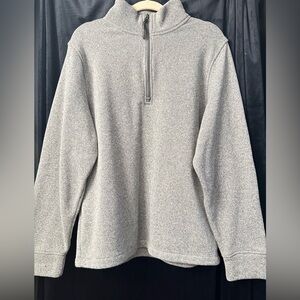 Old Navy Men's Heather Gray Zip-Up Sweater